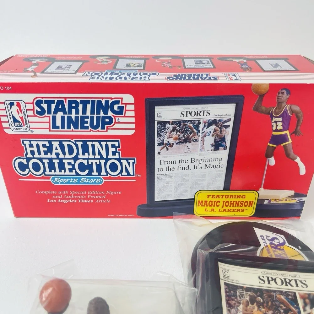 Starting Lineup Magic Johnson Headline Collection Figure